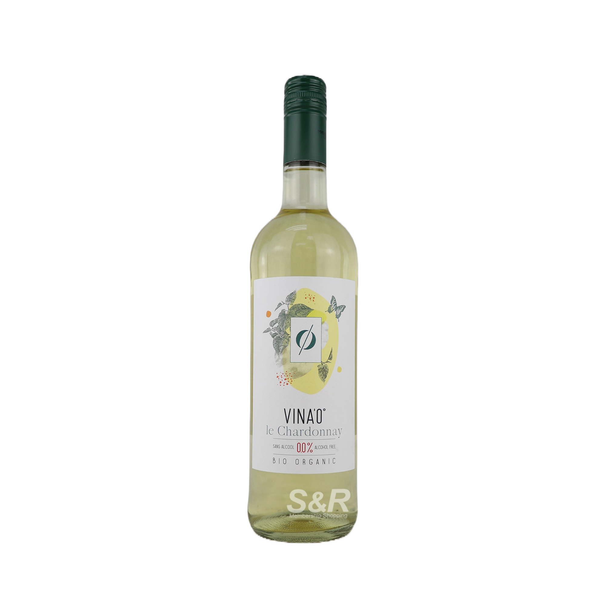 Vina'0 Le Chardonnay Bio Organic Non-Alcoholic Wine 750mL
